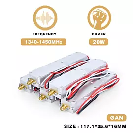  1340-1450MHz 20W Uav Defense Jamming Module for Blocker Anti Drone Module Shield for Anti Fpv C-Uas
            