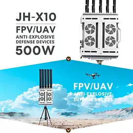 10 Channel 600-1050MHz 1.2g 1.4G 1.5g 2.4G 5.2g 5.8g 500W Fpv Drone Signal Jamming Defence Device System Uav Blocking Anti Drone Jammer Module
            