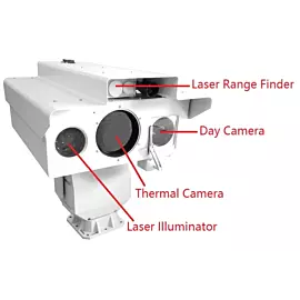  10km Long Range Laser Night Vision Camera with Themral Imaging Camera
            