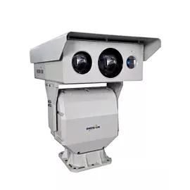  Long Range PTZ Night Vision Three Sensor Infrared Laser Thermal Imaging Camera for Coastal Security
            