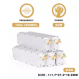  Wholesale 30W Anti-Drone Jammer for Uav Fpv System Effective 1550-1620MHz Range Wireless
            