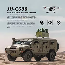  8-Channel 100MHz-6g 400W Strong Magnetic Mount Vehicle-Mounted Device Dji Uav Fpv Drone Jamming and Blocking Defence System Anti-Drone Car-Mounted Jammer
            