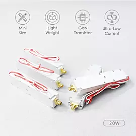  20W 2400-2500MHz GaN Anti Drone Blocking Module Jamming Vco Source Uav RF Defence System C-Uas GaN Autel Mavic 3 Counter Signal PA
            