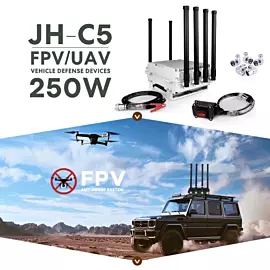  5 Channel 720-1050MHz 2.4G 5.8g 250W Installation-Free Vehicle Mounted for Car Use Device Uav Fpv Drone Jamming Blocking Defence System Anti-Drone Module Jammer
            