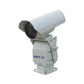  Network Infrared Thermal Imaging PTZ Surveillance IP Night Vision Camera
            