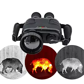  675b Multifunctional Handheld Uncooled Thermal Imaging Binoculars with Black
            