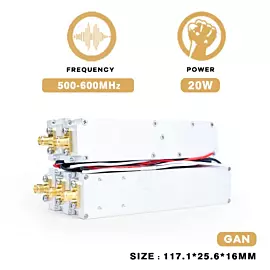  Drone Signal Shield Module 500-600MHz 20W Signal Detection Anti Drone Module with Signal Generator Jammer
            