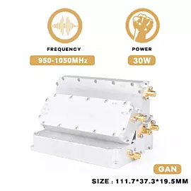  30W 915mgz 1000MHz Amplifier Uav Fpv Anti Drone Jammer Blocker Signal Module Drone Jamming Module
            