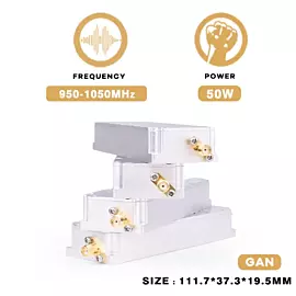  50W 950-1050MHz RF Power Amplifier Module Fpv Uav C-Uas Anti-Drone Shielding Device with Blocking Signal Defence
            