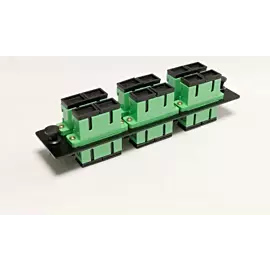 6 Port Sc Duplex Optical Fiber Adapter Panel, Adapter Plate Fiber Optic Patch Panel