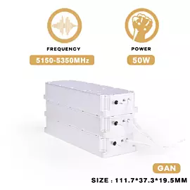  50W 5.2g Customized GaN Module Anti Fpv Drone System for Counter Mavic Autel Fpv Uav Drones
            