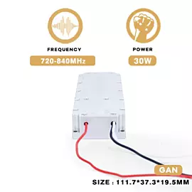  720-840MHz 30W Anti Uav Drone Signals Jammer Shielding Module Defence System Power Amplifier Signal Blocker Built-in GaN
            