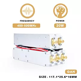  20W 400-500MHz RF Module Anti Drone Vco Module Uav Shielding Device Drone Jammer PA Power Amplifier Module
            