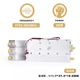  30W 5.8g Power Amplifier Module GaN Anti Fpv Uav Drone Module System Signal Blocker
            