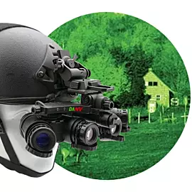  Panoramic Grade White Phosphor Fom 1600 Auto-Gating Handheld IP67 Night Vision Goggles
            