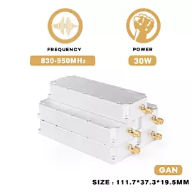  830-950MHz 30W GaN RF Power Amplifier Drone Counter Module for Anti Drone System Mavic3 Fpv Djis Autel Anti Fpv Drone
            