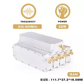  830-950MHz 50W Anti Fpv Module High Efficiency Sweep Source Anti Drone Module with GaN for Counter Fpv System
            