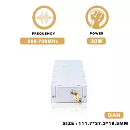  600-700MHz 30W Anti Uav Drones Signal Jammer GPS Bloking Module for Anti Dji Fpv Jamming System
            