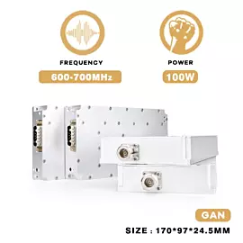 600-700MHz 100W Anti Fpv Uav Drone Signal Shielding Module GPS Blocker Jammer PA Power Amplifier with GaN
            