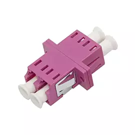  Czvz LC/Upc Fiber Optic Adapter Om4 Duplex Optical Fiber Coupler
            