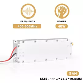  40W 400-500MHz Anti Drone System Fpv Module Anti-Drone Module for Fpv Detector
            