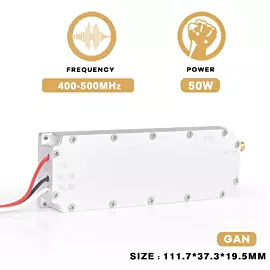  433MHz 50W 400-500MHz High Power RF Anti Drone Modules Incorporate State of The Art GaN for Autel Mavic 3 Fpv C-Uas
            