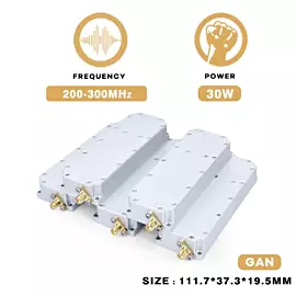  200-300MHz 30W Customizable Frequency Anti Drones Module Signal Bloking Jammer System Solution Uav Fpv Jamming Technology with GaN
            