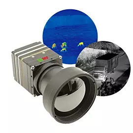  12mm 19mm 35mm Lens Uncooled Shutterless Infrared Thermal Camera Core Module
            