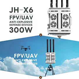  6 Channel 720-1050MHz 1.5g 2.4G 5.8g 300W 1.5km Drone Jammer Module Defence Device Uav Fpv Drone Jamming Blocking System
            