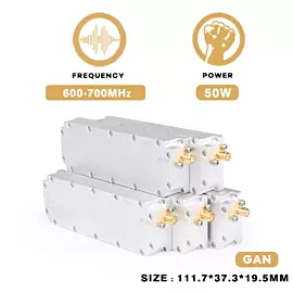  50W 600-700MHz Fpv Uav C-Uas Shielding Device Blocking Signal Anti-Drone Module with RF Power Amplifier Jamming
            