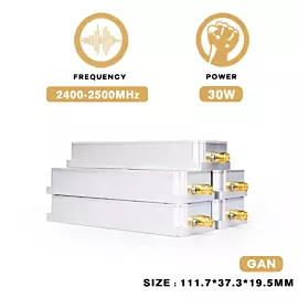  Factory Direct 30W 2.4G Jamming System Interceptor RF Signal Blocking Anti Drone Module with GaN Anti Dji Fpv Uas Drones
            