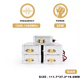  Customizable Frequency 1340-1450MHz 30W Anti Fpv Drone GaN Module Dji Drones Signal Jammer Blocking System for Anti Uas
            