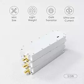  50W 5725-5850MHz 5.8g Anti Uav Drone Fpv Module GaN RF System Jamming Device C-Uas Solution PA Power Amplifier
            