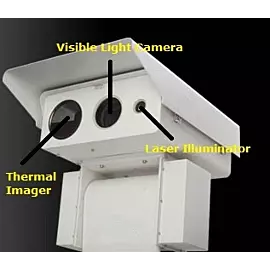  360 Degree Rotation Outdoor Security Thermal Camera
            