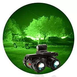  1X Magnification Pvs-9 Night Vision Binoculars with Green and White Phosphor Tubes
            