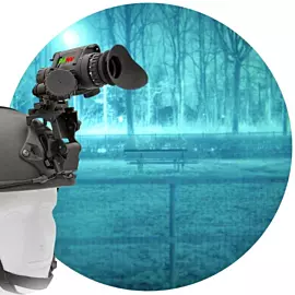  Multi-Purpose Gen2+/3 Helmet Mounted Handheld Pvs 14 Objective Lit Lens Night Vision Monocular
            
