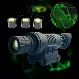  High-Resolution Low Light Night Vision Monocular 25mm Image Intensifier Gen3 Tube Price Night Vision
            