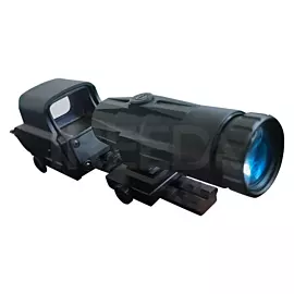  Red DOT Sight 3X Magnifier for Holographic Scope Reflex Sights Universal Flip-to-Side Mount Scope 3X Magnifier
            