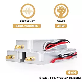  Customizable High Quality Uav Jamming Module 40W Signal Interrupt Shielding 2400-2500MHz Anti-Uav Module
            