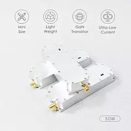  50W 950-1050MHz 700MHz GaN Fpv C-Uas Jamming System Anti-Drone Module with RF Uav Shielding Device Blocking Signal Defence
            